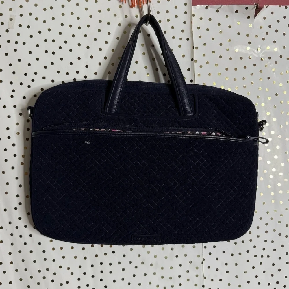 Vera Bradley Midnight Blue Quilted Laptop Bag